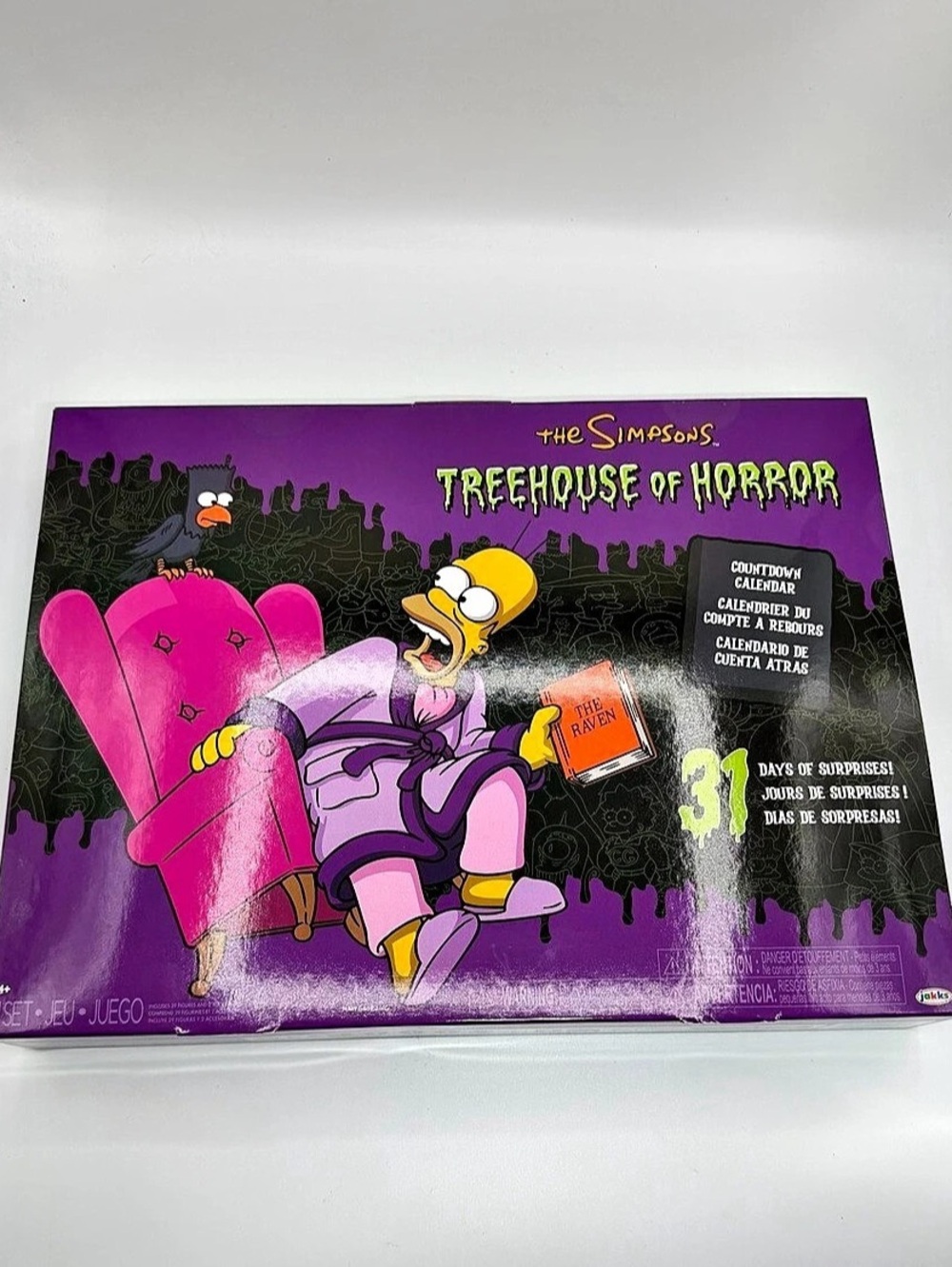 The Simpsons Treehouse of Horror Set Purple Like New calender